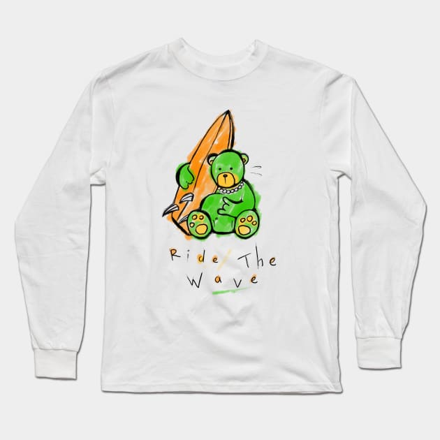 Ride the Wave Long Sleeve T-Shirt by Ewen Gur